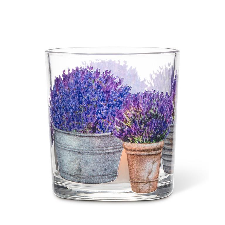 Baskets of Lavender Votive