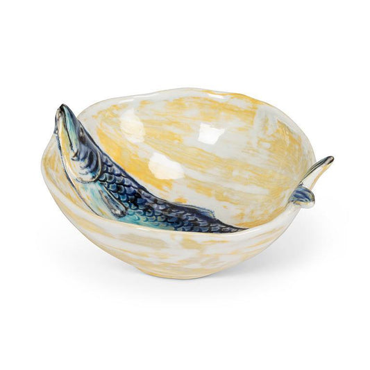 Round Slim Fish Small Bowl