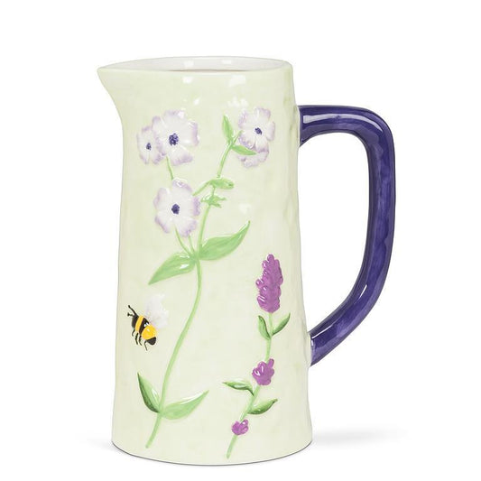 Small Floral Jug with Bee