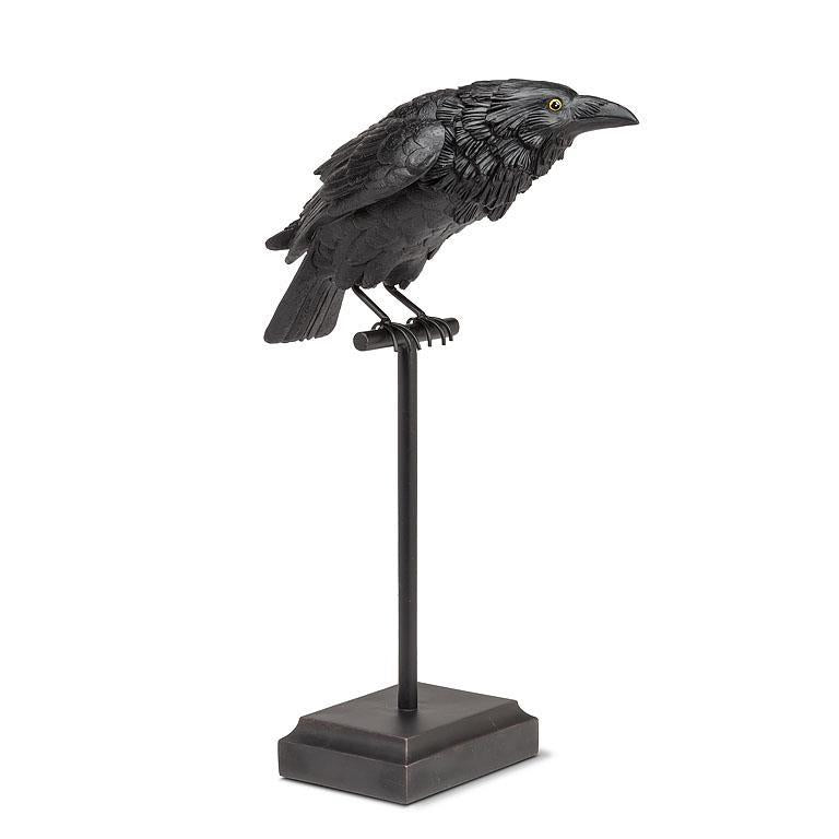 Crow on Perch