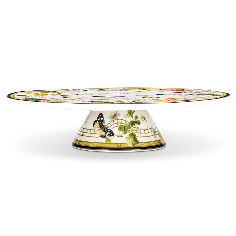 Butterfly Garden Pedestal Cake Stand