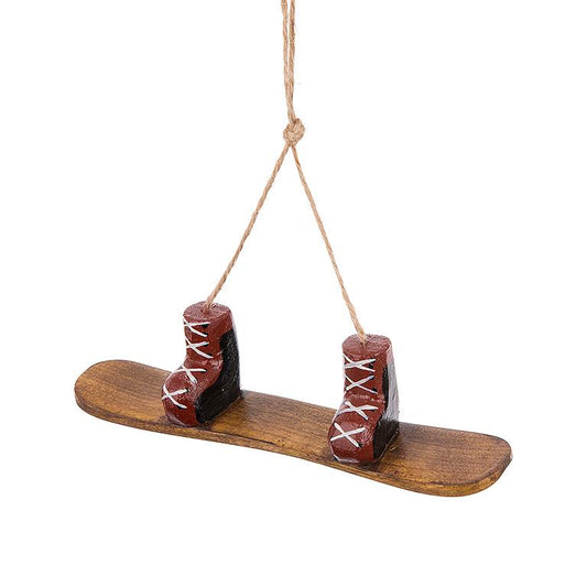 Snowboards & Boots Ornament 7"L