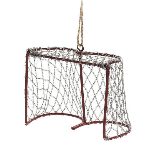 Goalie Net Ornament 4"L