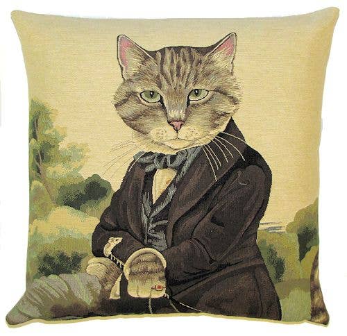 Cat Portrait Cushion Cover