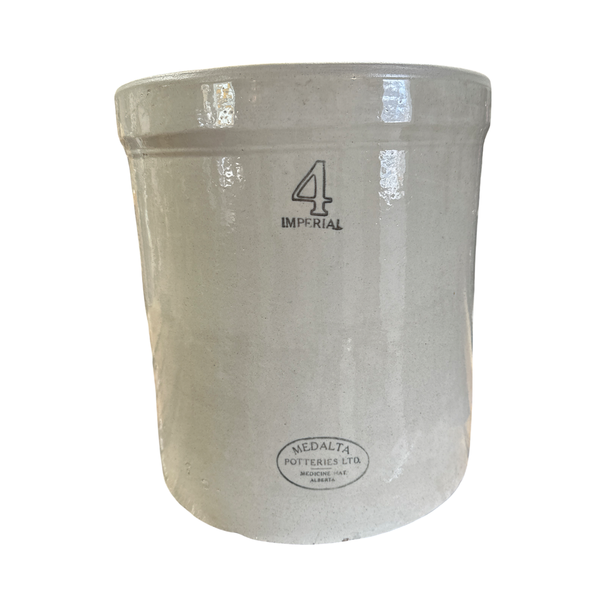 Vintage 4 gallon Medalta crock