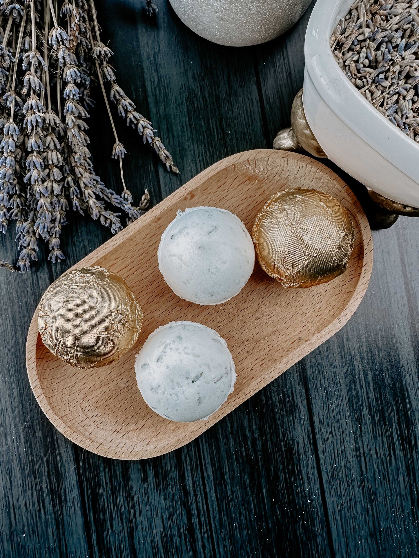 Lavender Bath Bomb Fizzed Bath Truffles