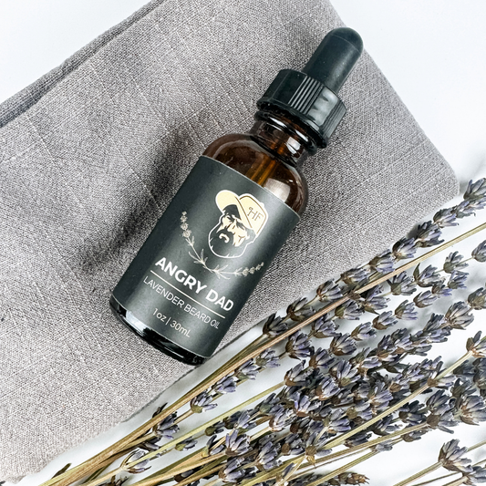 Angry Dad Lavender Infused Beard Oil