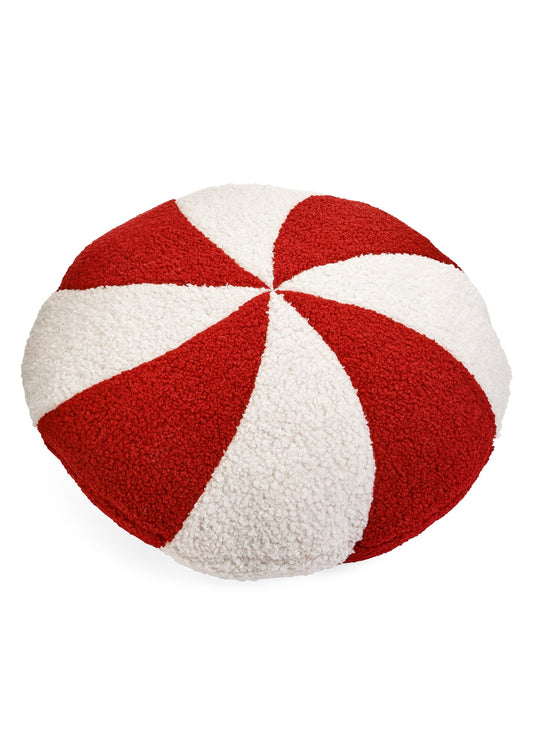 Holiday lollipop pillow 16"
