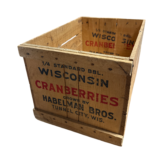 Vintage Habelman Cranberry Crate