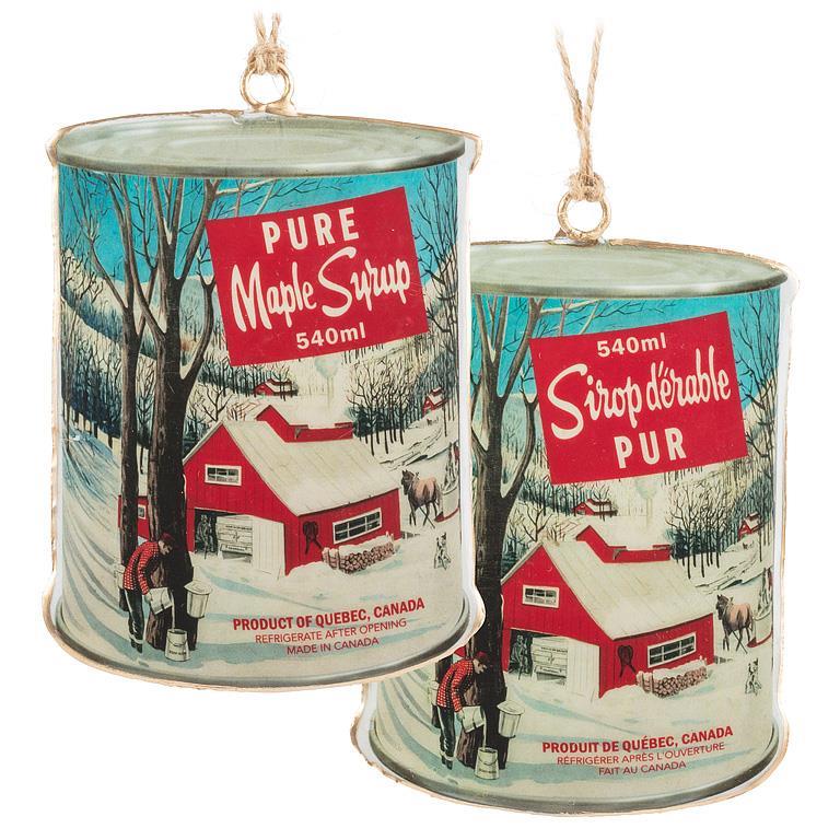 Maple Syrup Ornament 4"H