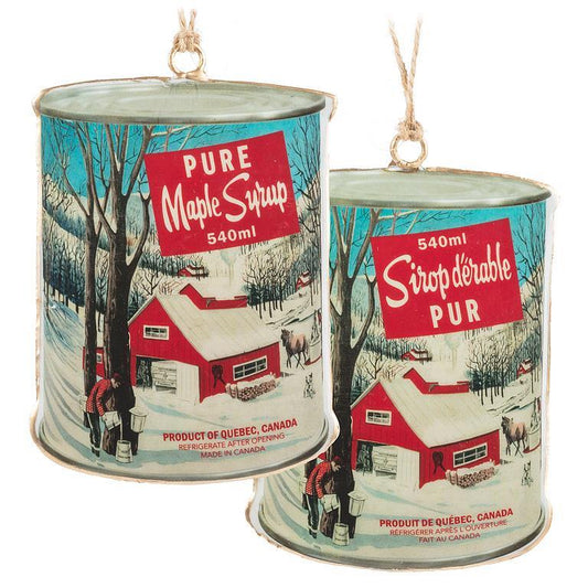 Maple Syrup Ornament 4"H