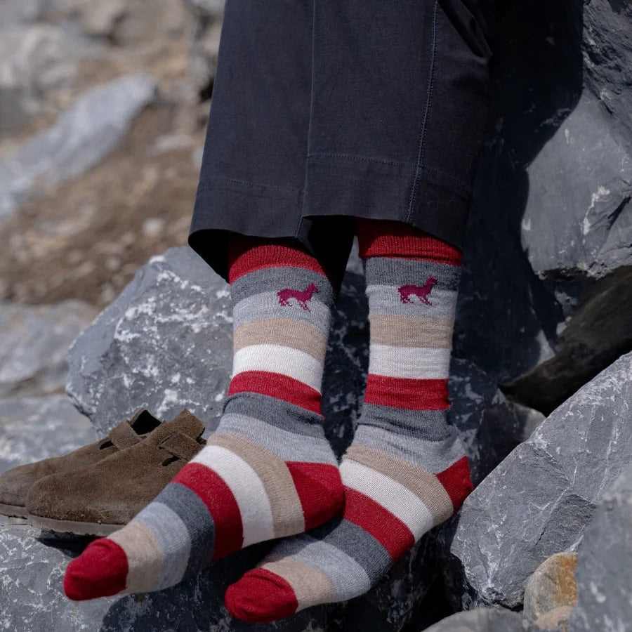 Emberstripe Alpaca Socks