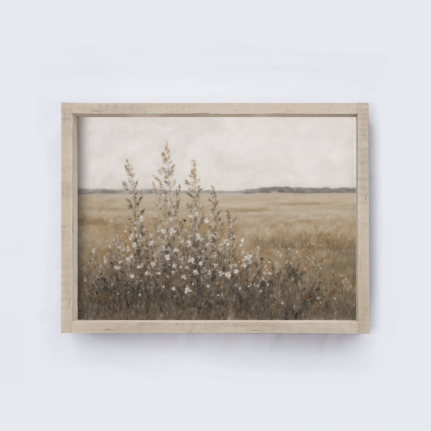 Framed Print Wildflower Field 19x13"