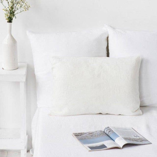 White Linen Pillowcase Queen