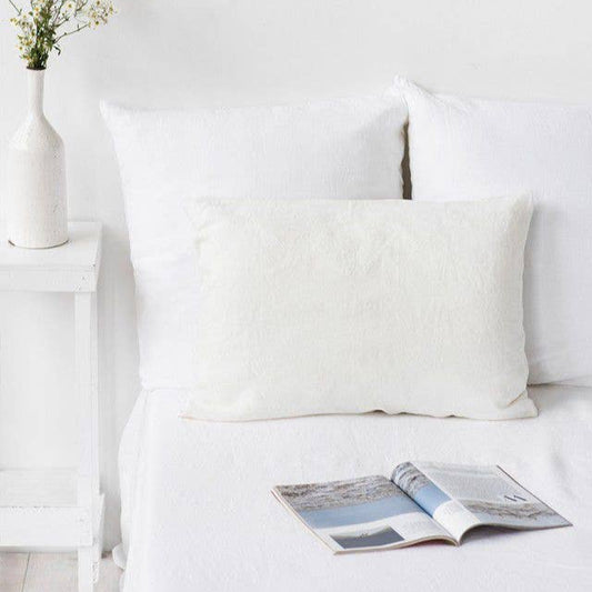 White Linen Pillowcase King