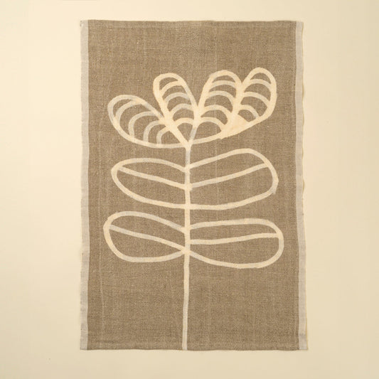 Tulip Selvage Linen Tea Towel 18x28"