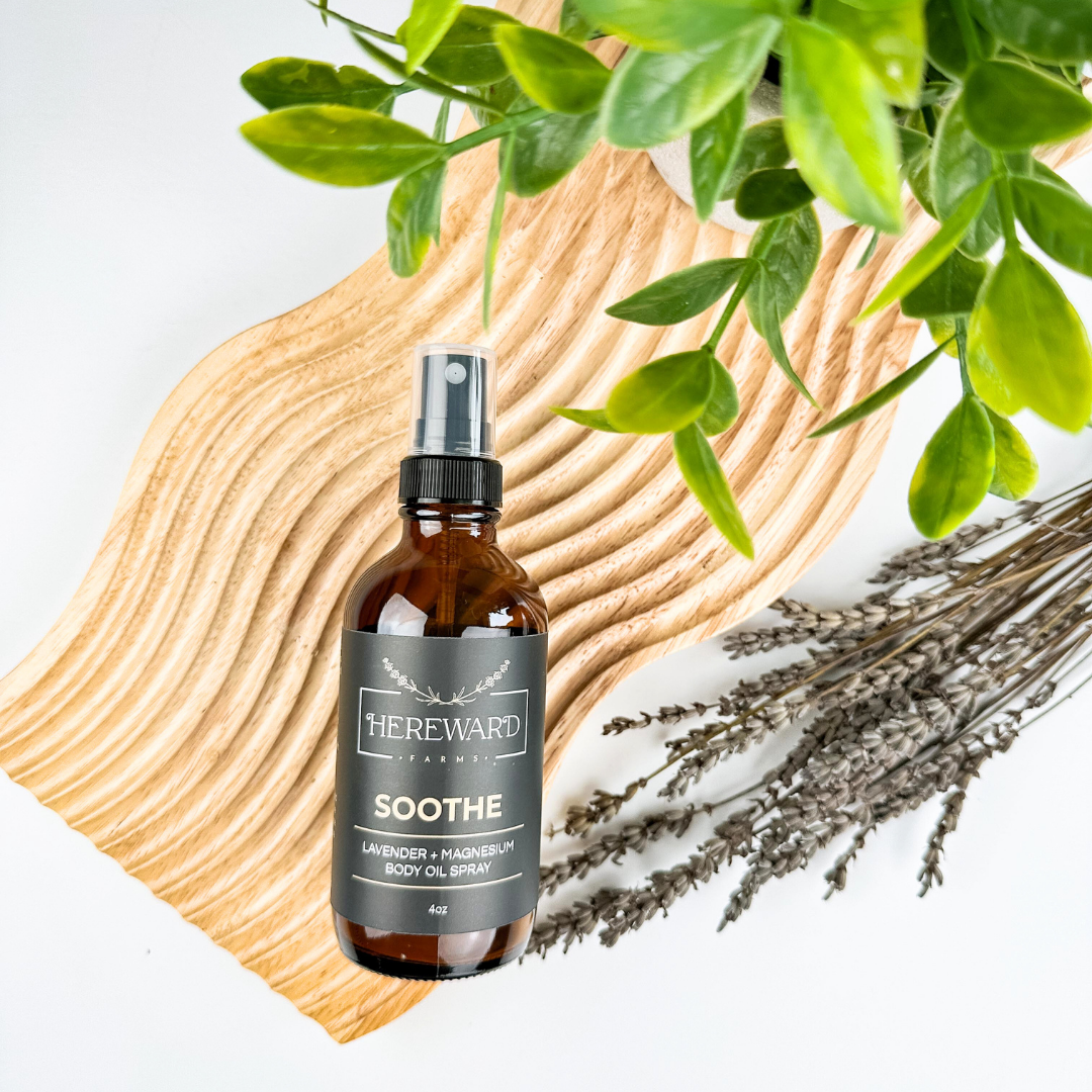 Body Spray Soothe Lavender + Magnesium Body Oil Spray