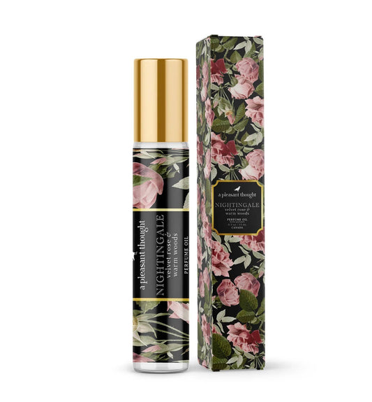 NIGHTINGALE VELVET ROSE & WARM WOODS PERFUME OIL
