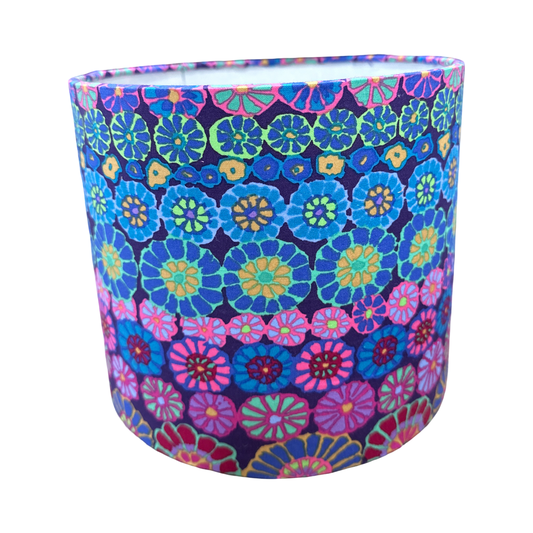 Circles Blue Lampshade 20x18cm