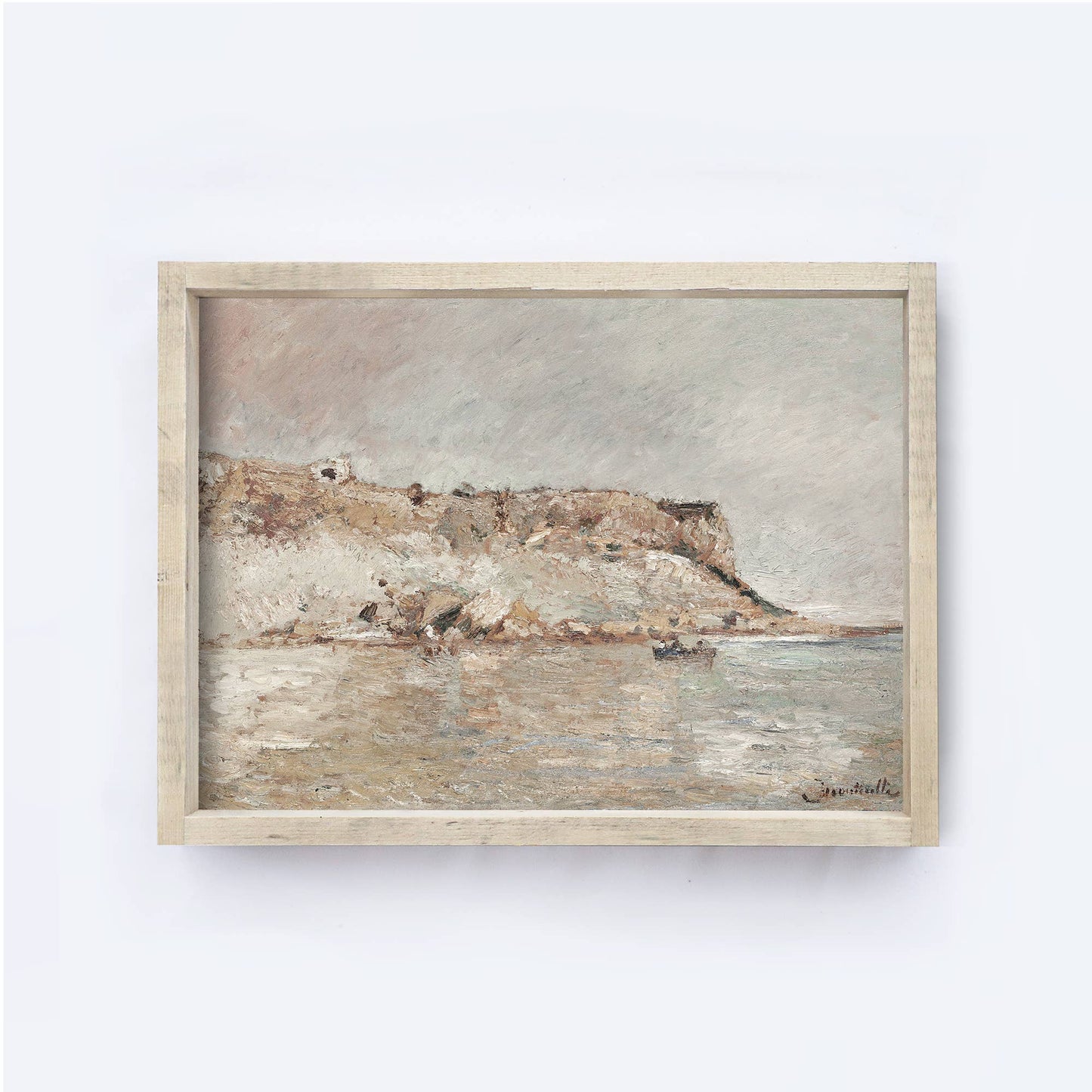 Framed Print Coastal 19x13"