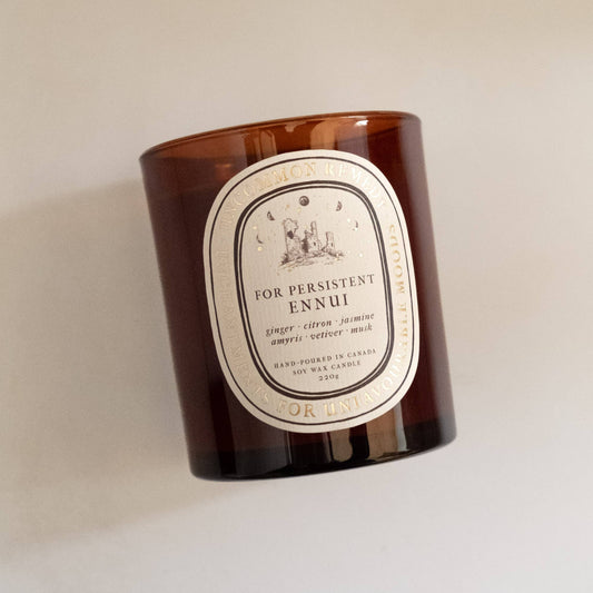 For Persistent Ennui: Soy Candle
