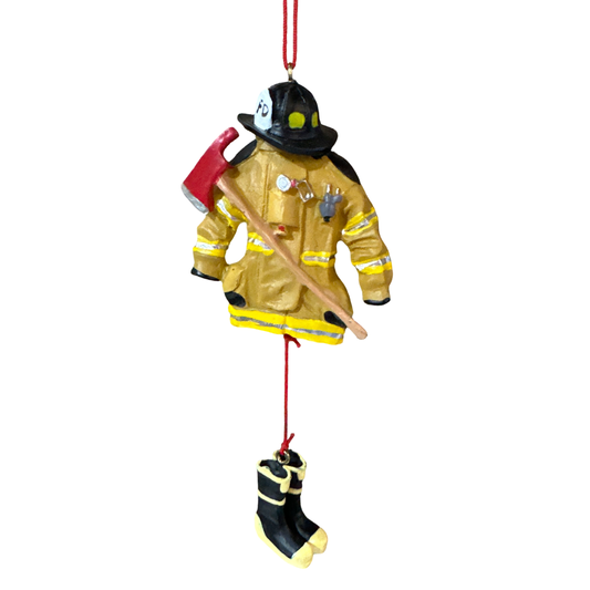 Firefighter gear ornament