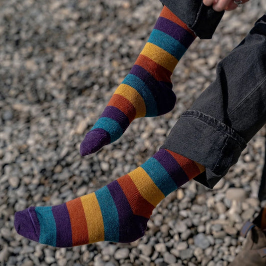Carnival Skies Alpaca Socks