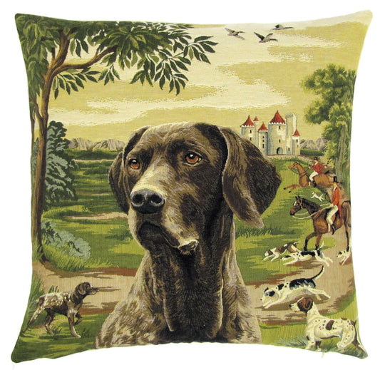 Pointer Foxhunt Cushion Cover 18"