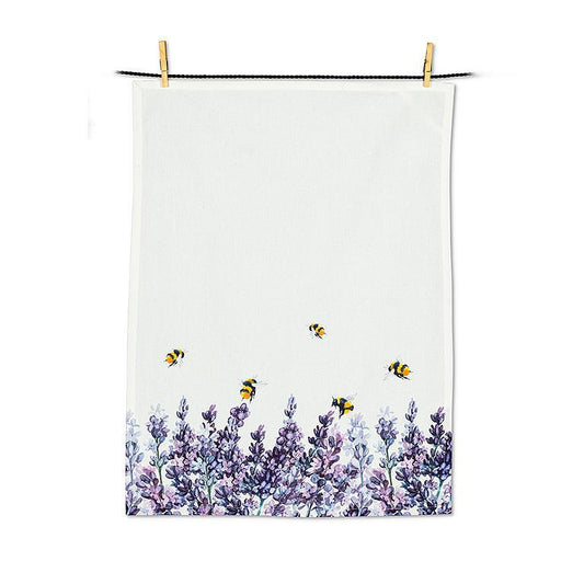 Lavender & Bees Kitchen Towel 20x28"