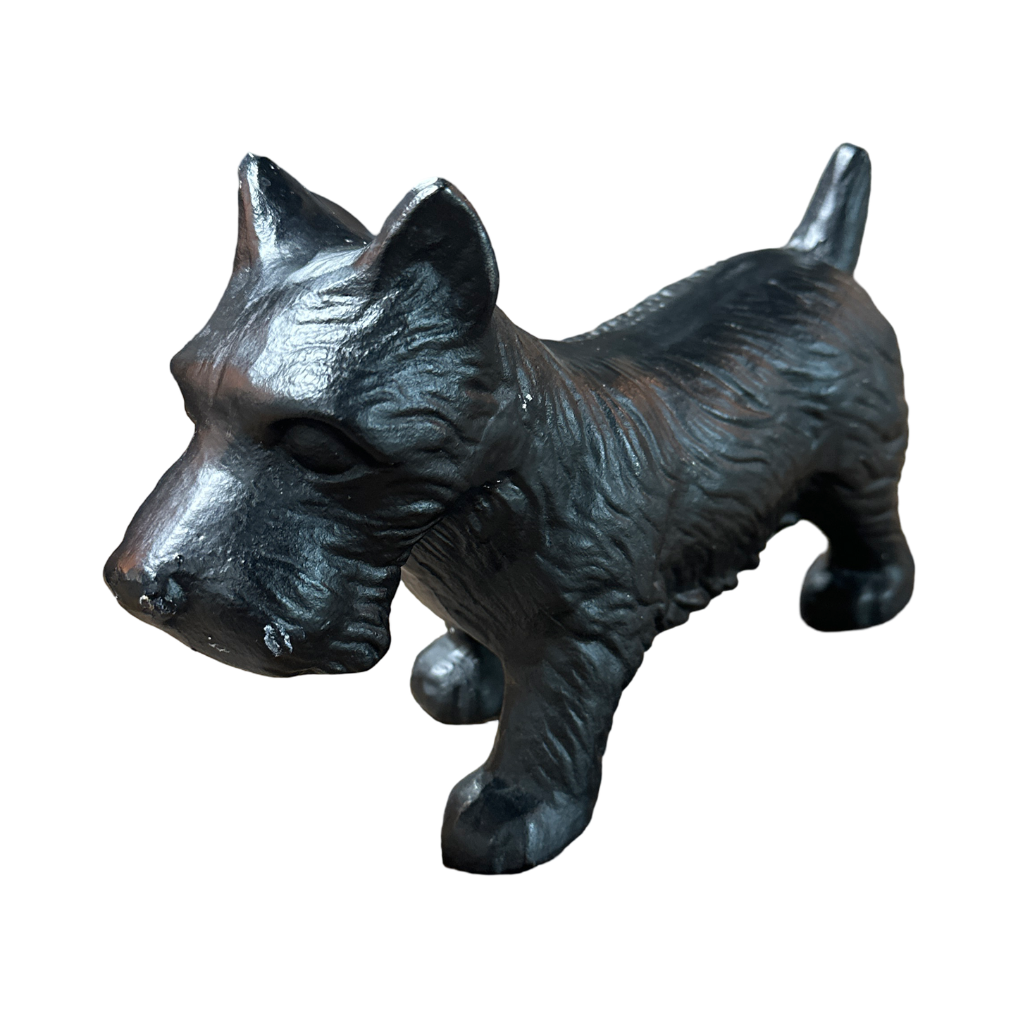 Vintage Cast Iron Scottie Door Stop