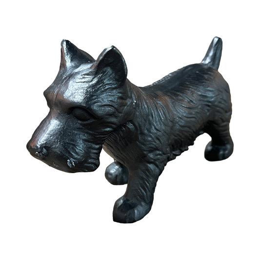 Vintage Cast Iron Scottie Door Stop