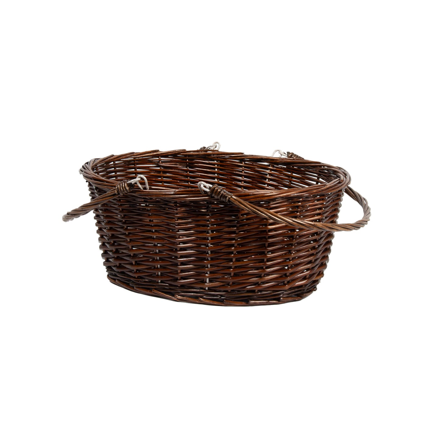 Oval Willow Shopper w/handles