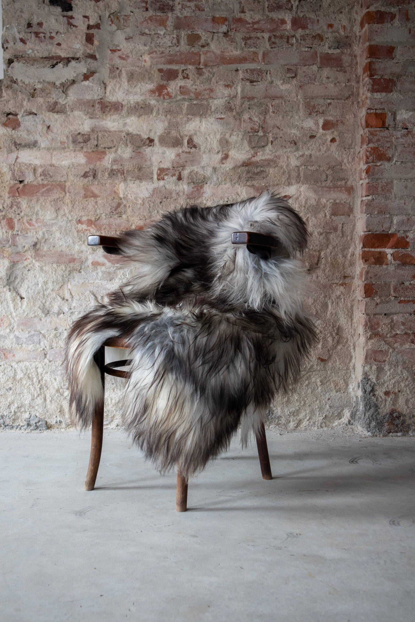 Icelandic sheepskin natural grey