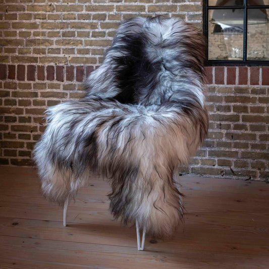 Icelandic sheepskin natural grey
