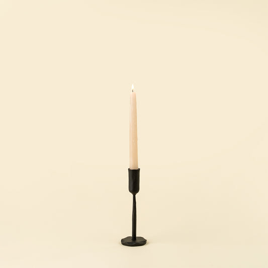 Luna Forged Candlestick S Black