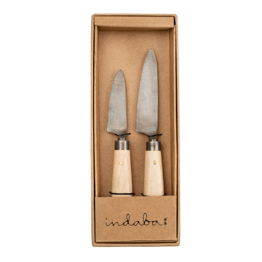 Beachwood Paring Knives S/2