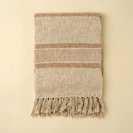 Clay Tulum Stripes Throw 50x60"