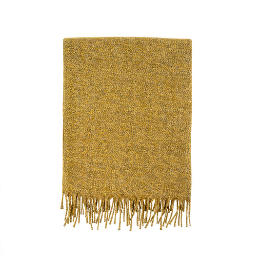 Adair Wool Blend Throw Olive 50x60"