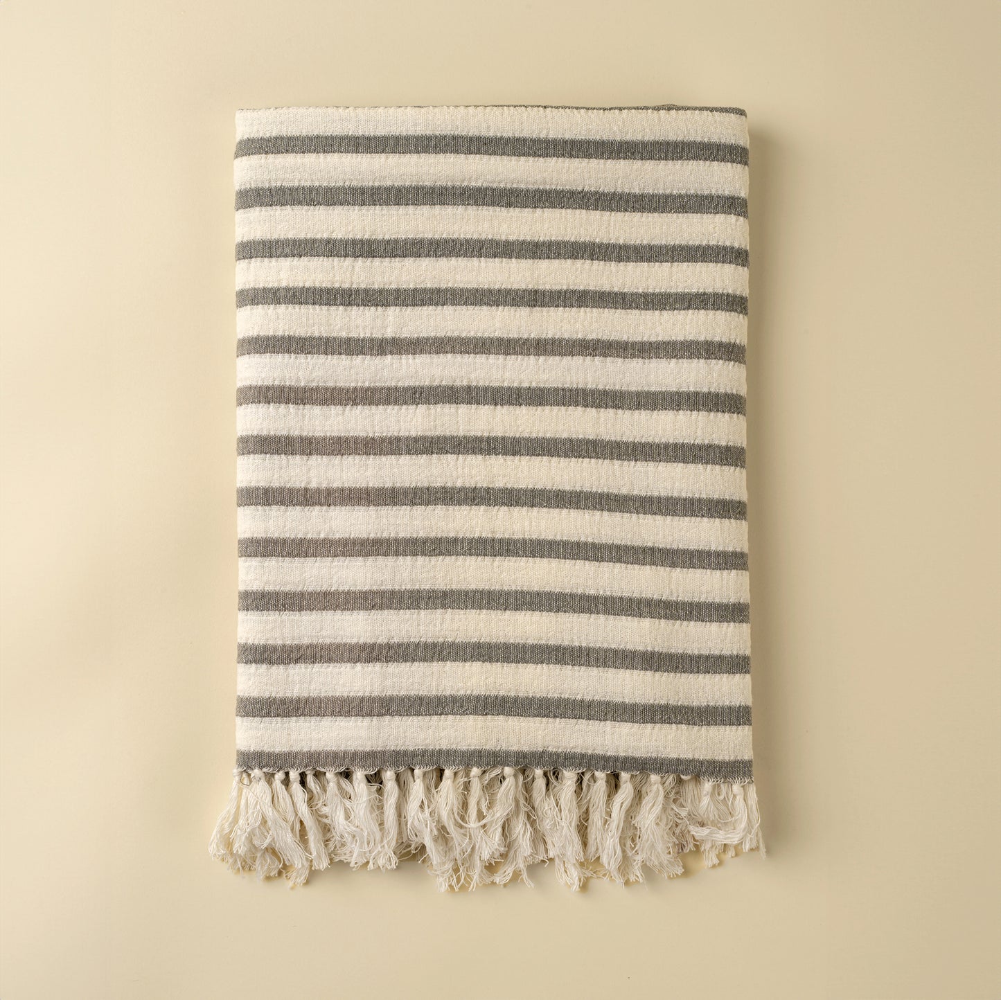 Castaway Cotton Throw Slate 50x60"