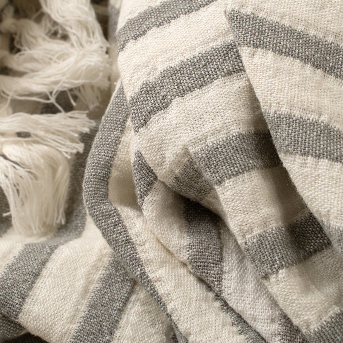 Castaway Cotton Throw Slate 50x60"