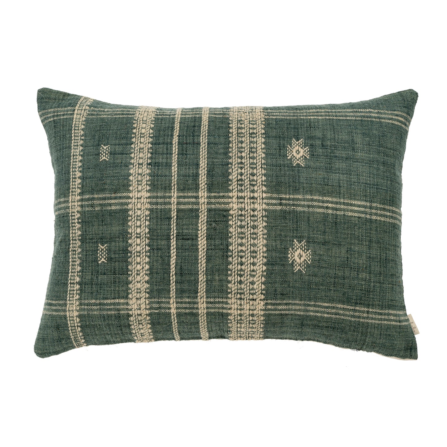 Bhujodi Wool Handloom Pillow Denim 16x24"