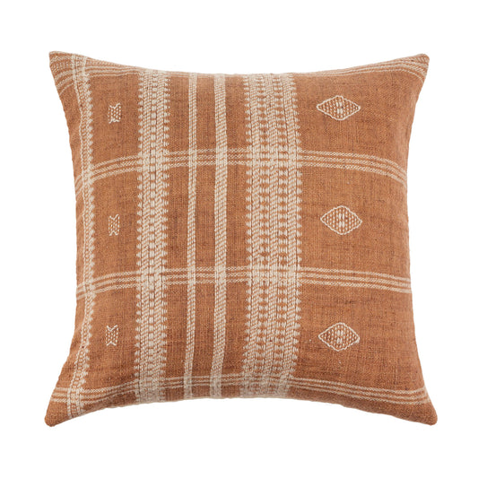 Bhujodi Wool Handloom Pillow Apricot 20x20"