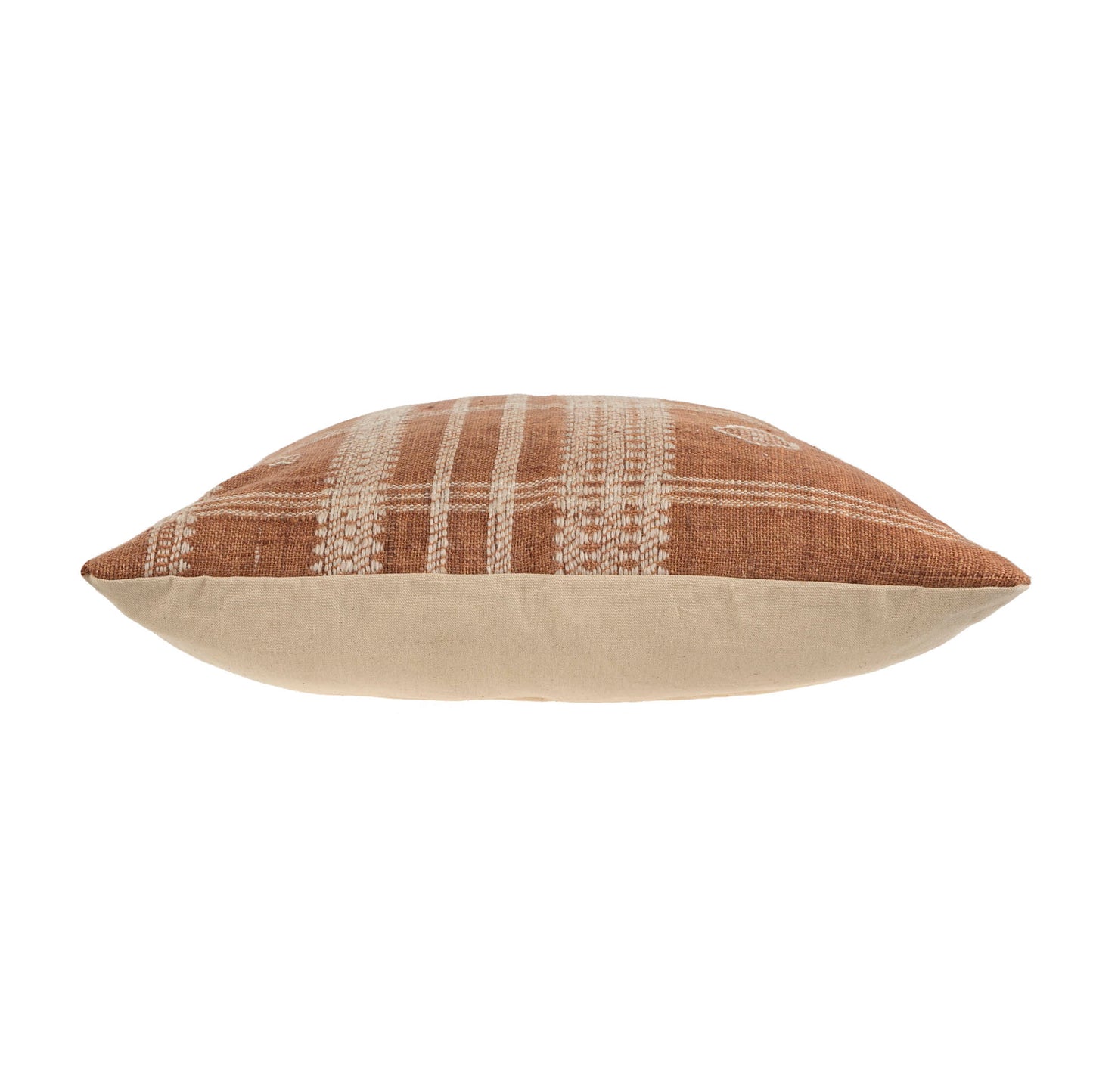 Bhujodi Wool Handloom Pillow Apricot 20x20"