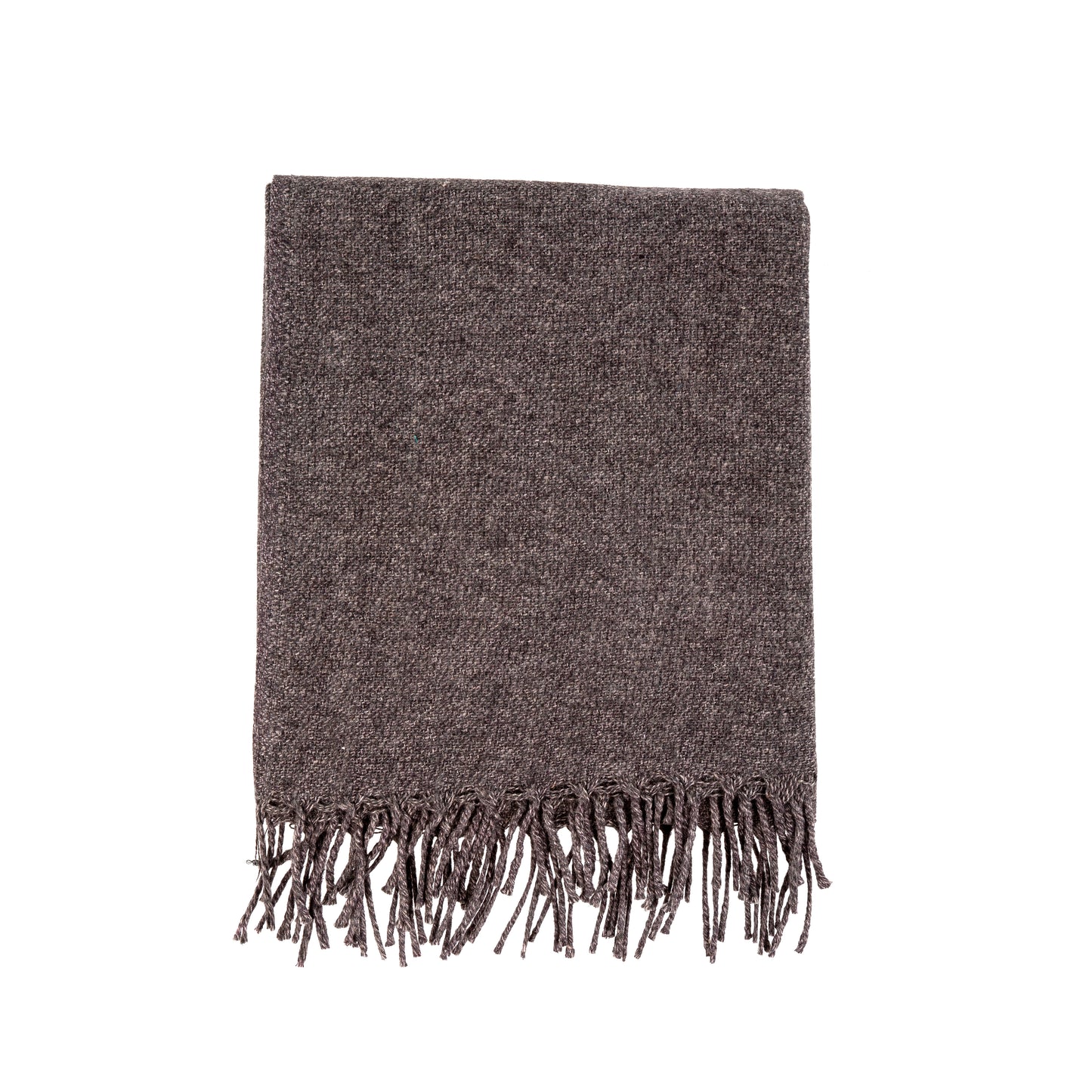 Adair Wool Blend Throw Grey 50x60"