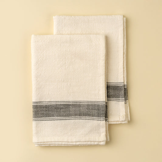 Grain Sack Tea Towels S/2 20x28"