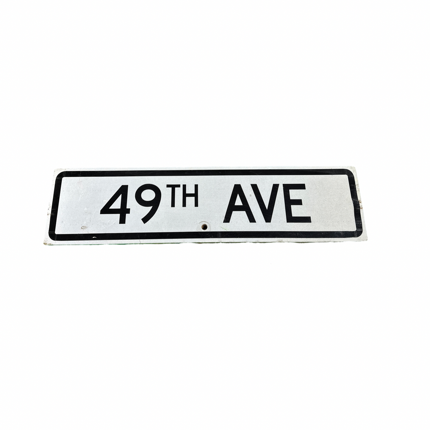 Vintage 49th Ave Sign