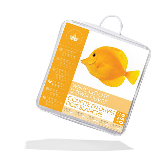650 Loft White Goose Down Duvet Summer Weight
