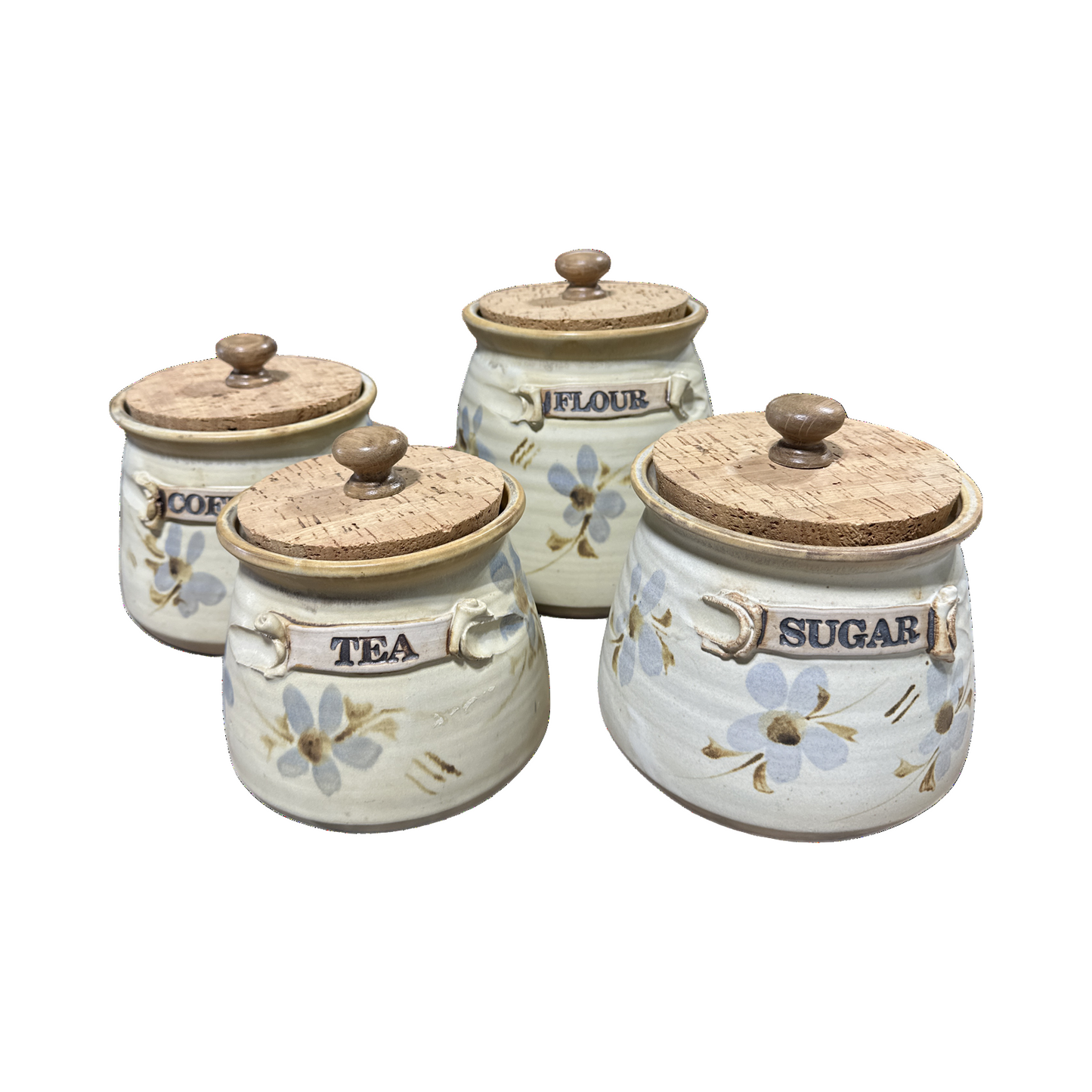 Vintage Needham Pottery Canister Set