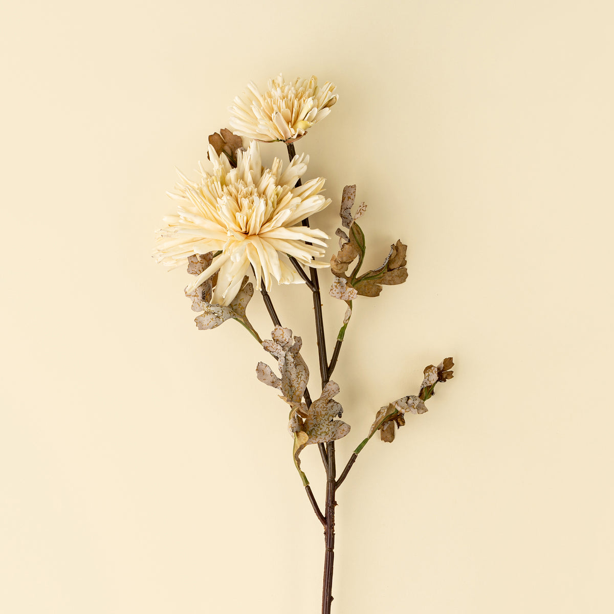 Real Touch Blooming Dahlia Spray, Cream