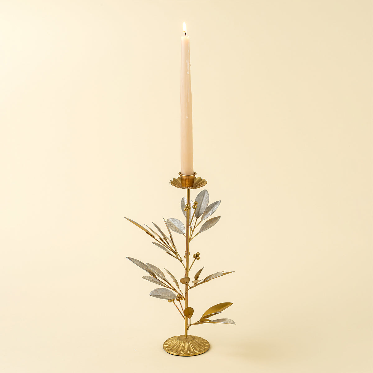 Winter Flora Candle Holder Large